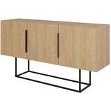 Marckeric Niska komoda u dekoru hrasta u prirodnoj boji 150x80 cm Titan – Cijene