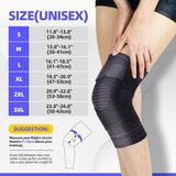 LEXNIUSH XXL Kompresijska opornica za koleno z nastavljivim trakom | Shoptok.si