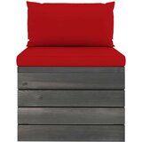  Garnitura iz palet 2-delna z blazinami trdna borovina | Shoptok.si