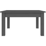 vidaXL Klubska mizica siva 55x55x30 cm trdna borovina | Shoptok.si