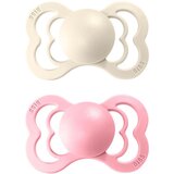 Bibs Supreme Natural Rubber Size 1: 0+ months duda Ivory / Baby Pink 2 kom Cijene