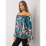 Och Bella Blouse-TW-BZ-BI-2486-1.17P-sea | shoptok.hr