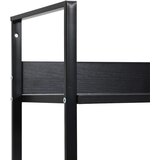 Police za knjige s 5 razina crne 60 x 27,6 x 158,5 cm drvene | shoptok.hr