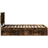  Konstrukcija postelje z vzglavjem Dimljeni oreh 120 x 200 cm, (5000103740) | Shoptok.si