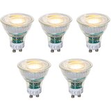LUEDD Komplet 5 GU10 50mm zatemnitvenih LED žarnic prozornih 2,5W 450 lm 2700K Cene