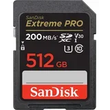 Extreme Pro SDXC 512GB UHS-I C10 U3 V30