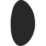 vidaXL Tepih HUARTE Crna 80 x 150 cm Poliester - Ovalno-asimetrično Crna 80 x 150 cm Cijene
