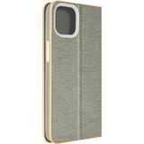 AVIZAR Ovitek Folio za iPhone 14, Luna Book Gold - siv, (20670153) | Shoptok.si