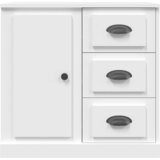  Komoda bijela 70 x 35,5 x 67,5 cm od konstruiranog drva Slike