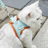 INF Odsevni Suede Pas za Hišne Ljubljenčke z Povodcem - Nastavljiv in Varen S, (5000124506) | Shoptok.si