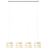  Luster na sajli HELEN 4xE27/15W/230V bela/zlatna | Eponuda.com