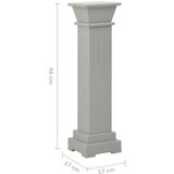  Klasično stojalo za rastlino sivo 17x17x66 cm MDF | Shoptok.si
