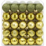  Set božićnih kuglica 100 kom. Svijetlo zelena 4 cm Polistiren | shoptok.hr