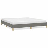 The Living Store Posteljni okvir brez vzmetnice temno siv 180x200 cm tkanina - Posteljni Okvir, (21525676) | Shoptok.si