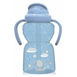 Lorelli sportska flašica za bebe sa slamčicom i ručicama animals 325 ml plava Cene