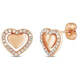 Vuch Lunira Rose Gold naušnice | shoptok.hr
