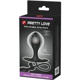 Pretty Love Inflatable Anal Plug Black | shoptok.hr