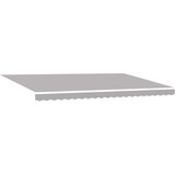  Skrovita tenda Svijetlo siva 500 × 300 cm Tkanina i Metal | shoptok.hr