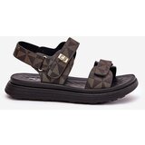 Boto Fabric Women's Platform Sandals Black-Brown Leriot | shoptok.hr
