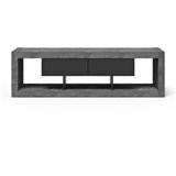 TemaHome Črna/siva TV omarica v betonskem dekorju 175x52 cm Nara – Cene