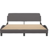  Okvir za krevet Dover sivi 160x200 cm od umjetne kože | Eponuda.ba
