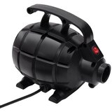 vidaXL Električna zračna tlačilka črna | Shoptok.si