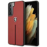 Ferrari OFF TRACK USNJEN OVITEK ZA SAMSUNG GALAXY S21 RDEČ, (21834037) | Shoptok.si