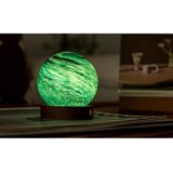 Gingko LED namizna svetilka v temni naravni barvi s steklenim senčilom (višina 9 cm) Stellar Ocean – | Shoptok.si