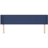  Uzglavlje s ušima plavi 163x16x78/88 cm od tkanine | shoptok.hr