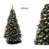 Molarem Home Umjetno božićno drvce – IZA s crvenim perlama 180 cm | shoptok.hr