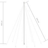 vidaXL Svjetla za božićno drvce 1300 LED žarulja raznobojna 8 m | shoptok.hr