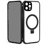 INF Privacy Magnetic Case s stojalom za iPhone Black iPhone 15 Plus, (21521771) Cene