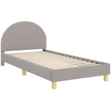  Krevet za djecu s uzglavljem Svjetlosiva 80 x 200 cm Bouclé | shoptok.hr