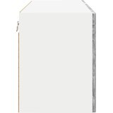  Zidni stakleni ormarić PORTO 2 pcs Siva Sonoma 60 x 31 x 40 cm | Eponuda.ba