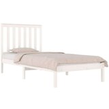  Okvir za krevet od borovine bijeli 75x190 cm 2FT6 jednokrevetni | shoptok.hr