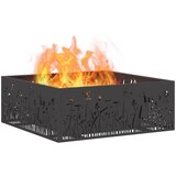  Kamin Crna 80 x 80 x 30 cm Čelik | shoptok.hr