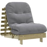  Futon na razvlačenje s madracem 70 x 206 x 11 cm od borovine | shoptok.hr
