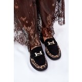 VINCEZA Suede Ladies Moccasins Panther Black 66791 | shoptok.hr
