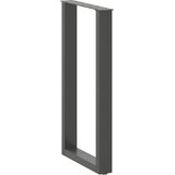  Noge za barski stol U-oblika 2 kom antracit 40 x (90-91) cm čelik | shoptok.hr