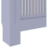 vidaXL Pokrov radiatorja 2 pcs Siva 205x20.5x81.5cm Konstruiran les | Shoptok.si