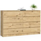 AKORD KOMODA K160 8SZ CLP DĄB ARTISAN, (21703092) Cene