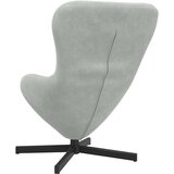  Jajolika fotelja Svijetlo siva 63 x 73 x 90 cm Baršun | shoptok.hr