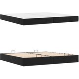  Okvir kreveta s madracem s madracem 2 pcs Crna PVC | Eponuda.com