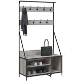 Za odjeću i cipele siva boja hrasta 100 x 41 x 184 cm | shoptok.hr