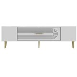 Hanah home tv polica Dekol3 white gold