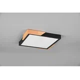 LED stropna svetilka Meta (20 W, Do x Š x V: 31,5 x 31,5 x 3,5 cm, Črna, Topla bela)