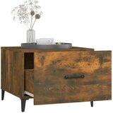  Stolići za kavu s metalnim nogama 2 kom boja hrasta 50x50x40 cm | Shoptok.si
