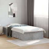  Okvir kreveta s ladicama siva boja betona 90x200 cm drveni | shoptok.hr