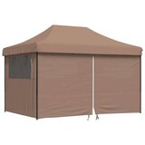 Šator za svadbe - šator za zabave Smeđa 279 x 410 x 315 cm Oxford tkanina | shoptok.hr