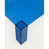 Kave Home Plavi stakleni stolić za kavu 85x85 cm Adularia – | shoptok.hr